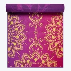 Gaiam Reversible Royal Bouquet Yoga Mat (6mm) -Yoga Spirit Shop 05 62355 YogaMat 6mm RoyalBouquet A