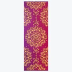 Gaiam Reversible Royal Bouquet Yoga Mat (6mm) -Yoga Spirit Shop 05 62355 YogaMat 6mm RoyalBouquet B