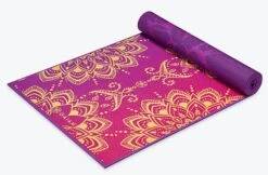 Gaiam Reversible Royal Bouquet Yoga Mat (6mm) -Yoga Spirit Shop 05 62355 YogaMat 6mm RoyalBouquet C