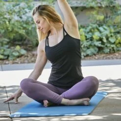 Gaiam Performance Yoga Mat (6mm) -Yoga Spirit Shop 05 630306MM TPE LAKESOLID0488