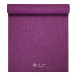 Gaiam Essentials Yoga Mat (6mm) -Yoga Spirit Shop 05 63313 6MM GAIAM ESSENTIALS YOGAMAT PURPLE B