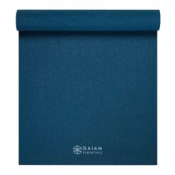 Gaiam Essentials Yoga Mat (6mm) -Yoga Spirit Shop 05 63314 6MM GAIAM ESSENTIALS YOGAMAT NAVY B