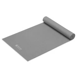 Gaiam Essentials Yoga Mat (6mm) -Yoga Spirit Shop 05 63317 6MM GAIAM ESSENTIALS YOGAMAT GREY D