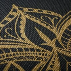 Gaiam Premium Metallic Medallion Yoga Mat (6mm) -Yoga Spirit Shop 05 63418 6MM METALLIC YOGA MAT BRONZE MEDALLION D