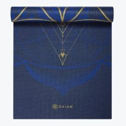 Gaiam Reversible Metallic Sun & Moon Yoga Mat (6mm)