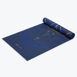 Gaiam Reversible Metallic Sun & Moon Yoga Mat (6mm) -Yoga Spirit Shop 05 63419 6MM METALLIC YOGA MAT SUN MOON C