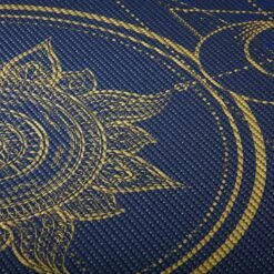 Gaiam Reversible Metallic Sun & Moon Yoga Mat (6mm) -Yoga Spirit Shop 05 63419 6MM METALLIC YOGA MAT SUN MOON D