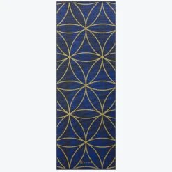 Gaiam Reversible Metallic Sun & Moon Yoga Mat (6mm) -Yoga Spirit Shop 05 63419 6MM METALLIC YOGA MAT SUN MOON REV B