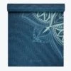 Gaiam Premium Point Yoga Mat (5mm) -Yoga Spirit Shop 05 63627 5MM PRINTED YOGA MAT BLUE SHADOW MARRAKESH A