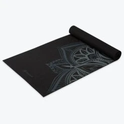 Gaiam Premium Point Yoga Mat (5mm) -Yoga Spirit Shop 05 63633 5MM PRINTED YOGA MAT FOLKSTONE POINT C