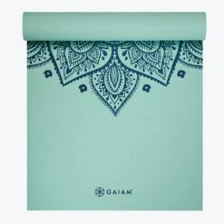 Gaiam Cool Mint Sundial Yoga Mat (5mm)