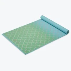 Gaiam Kids Metallic Mermaid Yoga Mat (3mm) -Yoga Spirit Shop 05 63947 3MM GAIAM KIDS YOGA MAT METALLIC MERMAID C