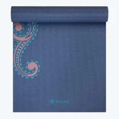Gaiam Premium Soft Paisley Yoga Mat (6mm)