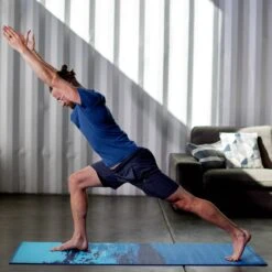 Gaiam Premium Reversible Peaceful Waters Yoga Mat (6mm) -Yoga Spirit Shop 05 63955GAIAMPREMIUMREVERSIBLEPEACEFULWATERSYOGAMAT1