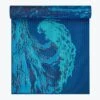 Gaiam Premium Reversible Peaceful Waters Yoga Mat (6mm) -Yoga Spirit Shop 05 63955 6MM PREMIUM REVERSIBLE YOGA MAT PEACEFUL WATERS A