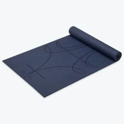 Gaiam Alignment Yoga Mat (6mm) -Yoga Spirit Shop 05 64015 6MM ALIGNMENT YOGAMAT INK C