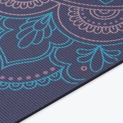 Gaiam Premium Reversible Purple Illusion Yoga Mat (6mm) -Yoga Spirit Shop 05 64304 6MM PREMIUM REVERSIBLE YOGA MAT PURPLE ILLUSION D