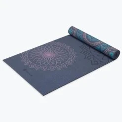 Gaiam Premium Reversible Purple Illusion Yoga Mat (6mm) -Yoga Spirit Shop 05 64304 6MM PREMIUM REVERSIBLE YOGA MAT PURPLE ILLUSION REV C