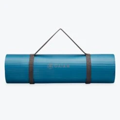 Gaiam Fitness Mat (10mm) -Yoga Spirit Shop 05 64469 GAIAM 10MM FITNESS MAT BLUE RESHOOT E