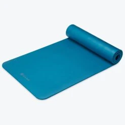 Gaiam Fitness Mat (10mm) -Yoga Spirit Shop 05 64469 GAIAM 10MM FITNESS MAT BLUE C
