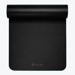 Gaiam Fitness Mat (10mm) -Yoga Spirit Shop 05 64495 GAIAM 10MM FITNESS MAT BLACK A