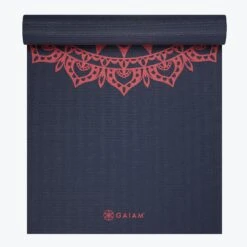 Gaiam Premium Pink Marrakesh Yoga Mat (6mm)