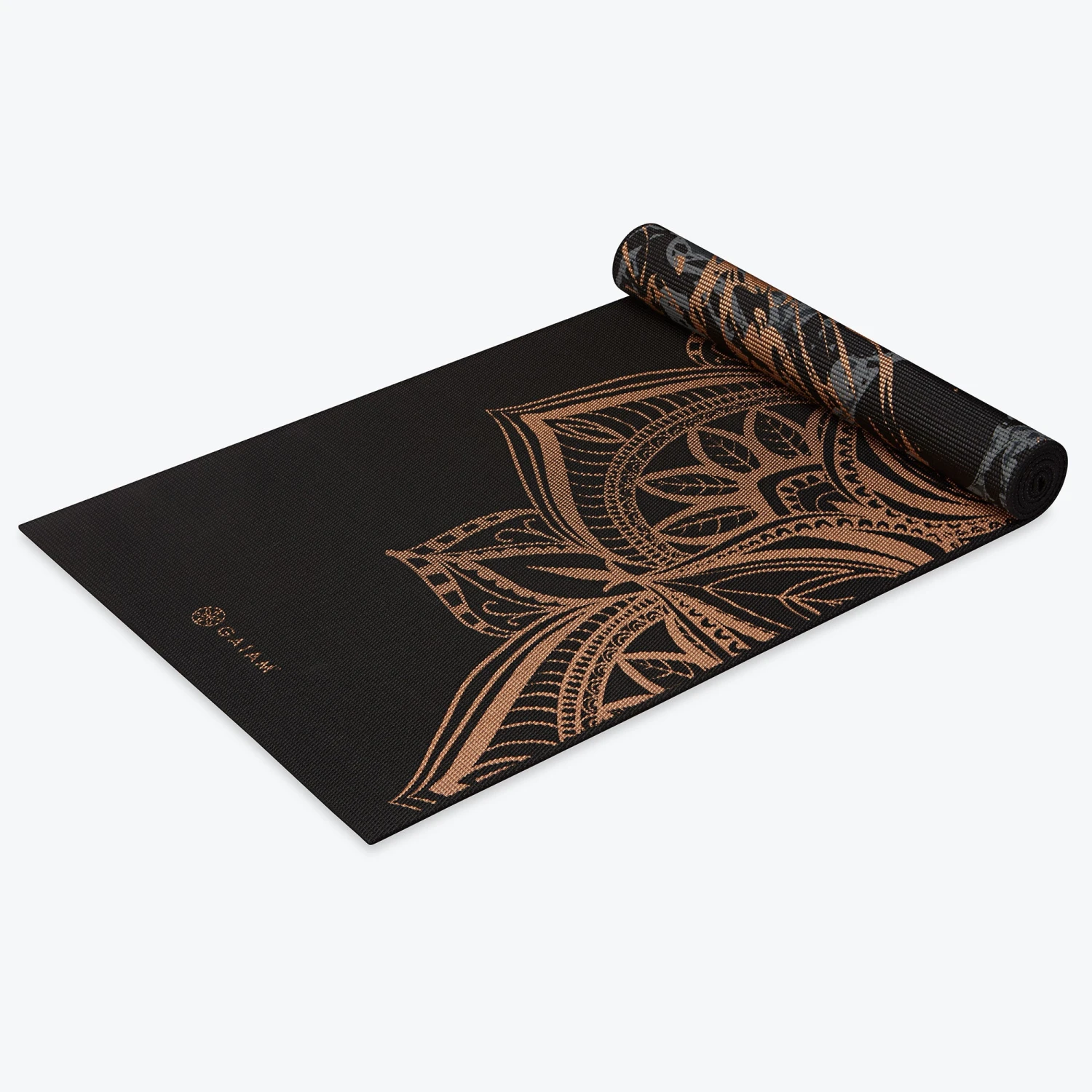Gaiam Premium Reversible Marbled Bronze Medallion Yoga Mat (6mm) 5 Gaiam Premium Reversible Marbled Bronze Medallion Yoga Mat (6mm) - Image 3