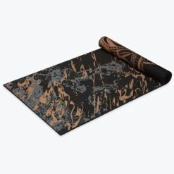 Gaiam Premium Reversible Marbled Bronze Medallion Yoga Mat (6mm) 16 Gaiam Premium Reversible Marbled Bronze Medallion Yoga Mat (6mm) -Yoga Spirit Shop 05 64511 GAIAM 6MM PREMIUM REVERSIBLE YOGA MAT MARBLED BRONZE MEDALLION REV C
