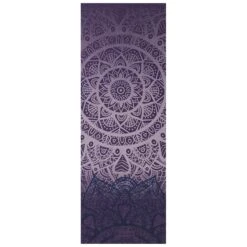 Gaiam Classic Yoga Mat (4mm) - Purple Lattice -Yoga Spirit Shop 05 64747 4MM GAIAM CLASSIC YOGAMAT PURPLE LATTICE B