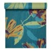 Gaiam Premium Reversible Floral Mantra Yoga Mat (6mm) -Yoga Spirit Shop 05 64753 6MM GAIAM PREMIUM REVERSIBLE YOGAMAT FLORAL MANTRA A