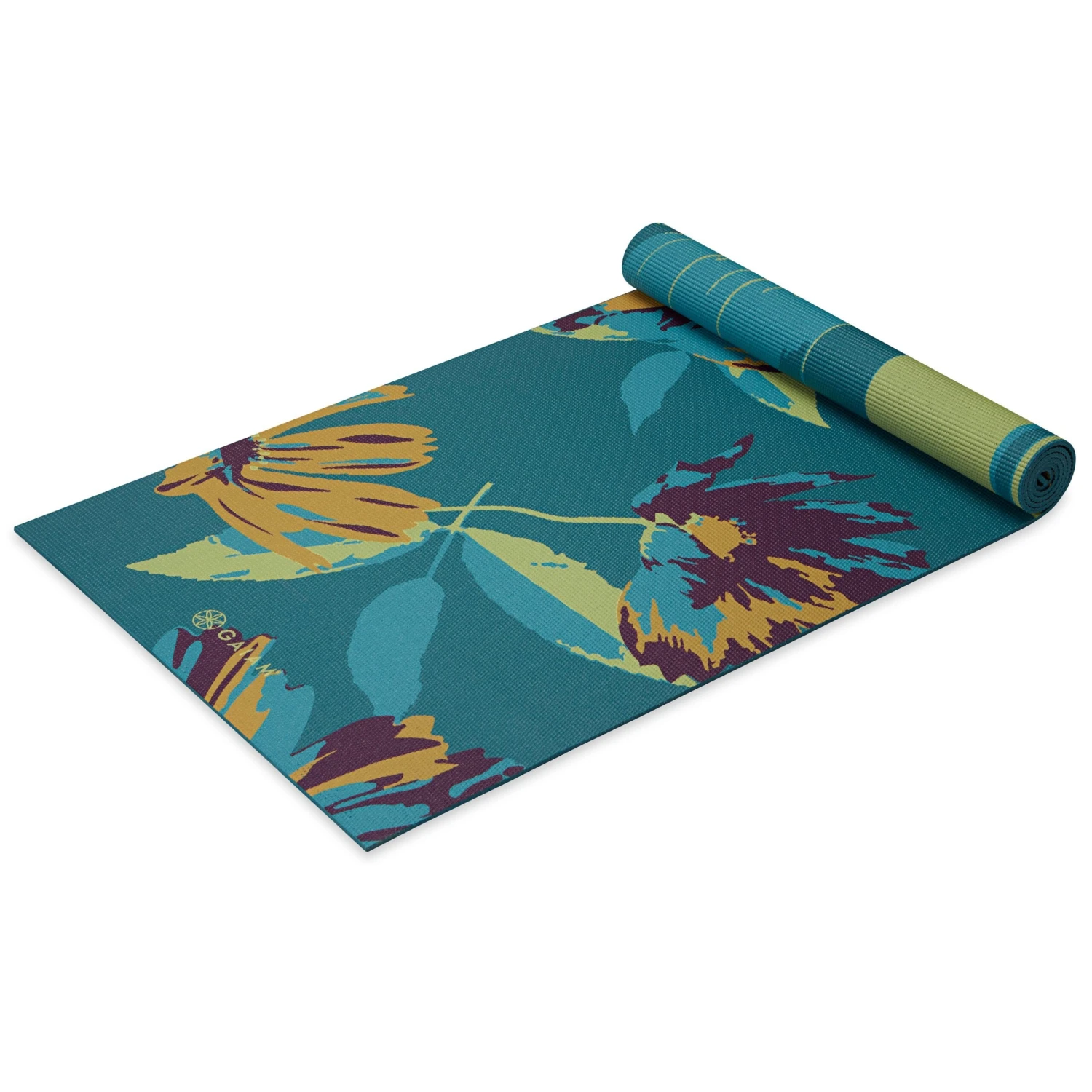Gaiam Premium Reversible Floral Mantra Yoga Mat (6mm) 4 Gaiam Premium Reversible Floral Mantra Yoga Mat (6mm) - Image 2