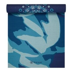 Gaiam Premium Reversible Kaleidoscope Sea Yoga Mat (6mm)