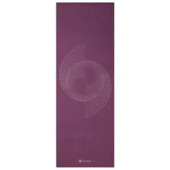 Gaiam Premium Reversible Peaceful Salutation Yoga Mat (6mm) -Yoga Spirit Shop 05 64755 6MM GAIAM PREMIUM REVERSIBLE YOGAMAT PEACEFUL SALUTATION REV B