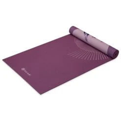 Gaiam Premium Reversible Peaceful Salutation Yoga Mat (6mm) -Yoga Spirit Shop 05 64755 6MM GAIAM PREMIUM REVERSIBLE YOGAMAT PEACEFUL SALUTATION REV C