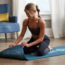 Gaiam Premium Reversible Lunar Wave Yoga Mat (6mm) -Yoga Spirit Shop 05 64756GAIAMPREMIUMREVERSIBLELUNARWAVEYOGAMAT B 1