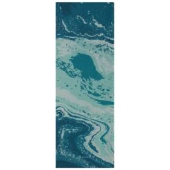 Gaiam Premium Reversible Lunar Wave Yoga Mat (6mm) -Yoga Spirit Shop 05 64756 6MM GAIAM PREMIUM REVERSIBLE YOGAMAT LUNAR WAVE REV B