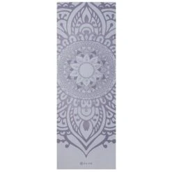 Gaiam Sundial Yoga Mat (5mm) -Yoga Spirit Shop 05 64941 5MM GAIAM PRINTED YOGA MAT WILD LILAC SUNDIAL B