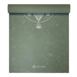 Gaiam Celestial Green Yoga Mat (5mm)