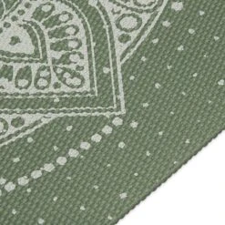 Gaiam Celestial Green Yoga Mat (5mm) -Yoga Spirit Shop 05 64950 5MM GAIAM PRINTED YOGAMAT CELESTIAL GREEN D