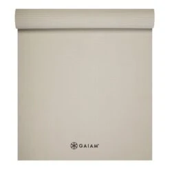 Gaiam Classic Solid Color Yoga Mat (5mm) -Yoga Spirit Shop 05 64951 5MM GAIAM SOLID YOGA MAT SANDSTONE A