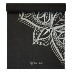 Gaiam Printed Point Yoga Mat (5mm) 26 Gaiam Printed Point Yoga Mat (5mm) -Yoga Spirit Shop 05 64954 5MM GAIAM PRINTED YOGA MAT MIDNIGHT POINT A