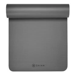 Gaiam Fitness Mat (10mm) -Yoga Spirit Shop 05 65015 GAIAM 10MM FITNESS MAT GREY A