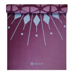 Gaiam Premium Reversible Blissful Aura Yoga Mat (6mm)
