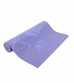 Gaiam Ash Leaves Premium Yoga Mat 68" 5mm -Yoga Spirit Shop 1739975458851 lavender