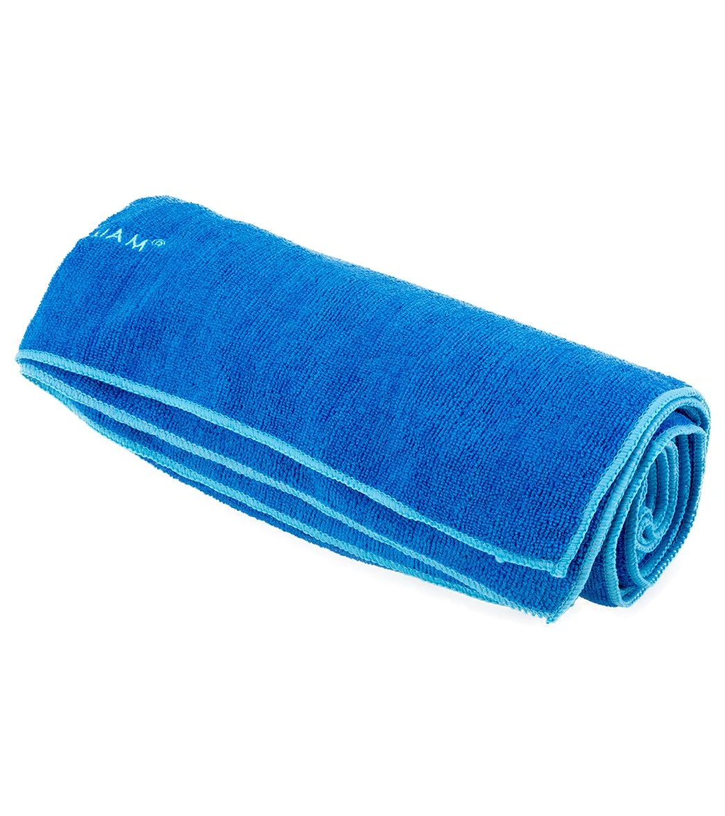 Gaiam Thirsty Yoga Mat Towel Ocean/Sky 5 Gaiam Thirsty Yoga Mat Towel Ocean/Sky - Image 3