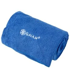 Gaiam Thirsty Yoga Mat Towel Blue -Yoga Spirit Shop 1739977031715 blue