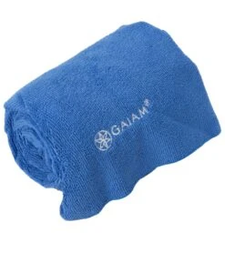 Gaiam Thirsty Yoga Mat Towel -Yoga Spirit Shop 1739977031715 blue 5a 1