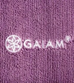 Gaiam Thirsty Yoga Mat Towel Purple -Yoga Spirit Shop 1739977719843 purple 4a 1