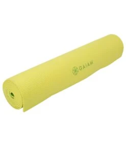 Gaiam 2-Color Yoga Mat 68" 5mm Citron -Yoga Spirit Shop 1740060000291 citron 4a