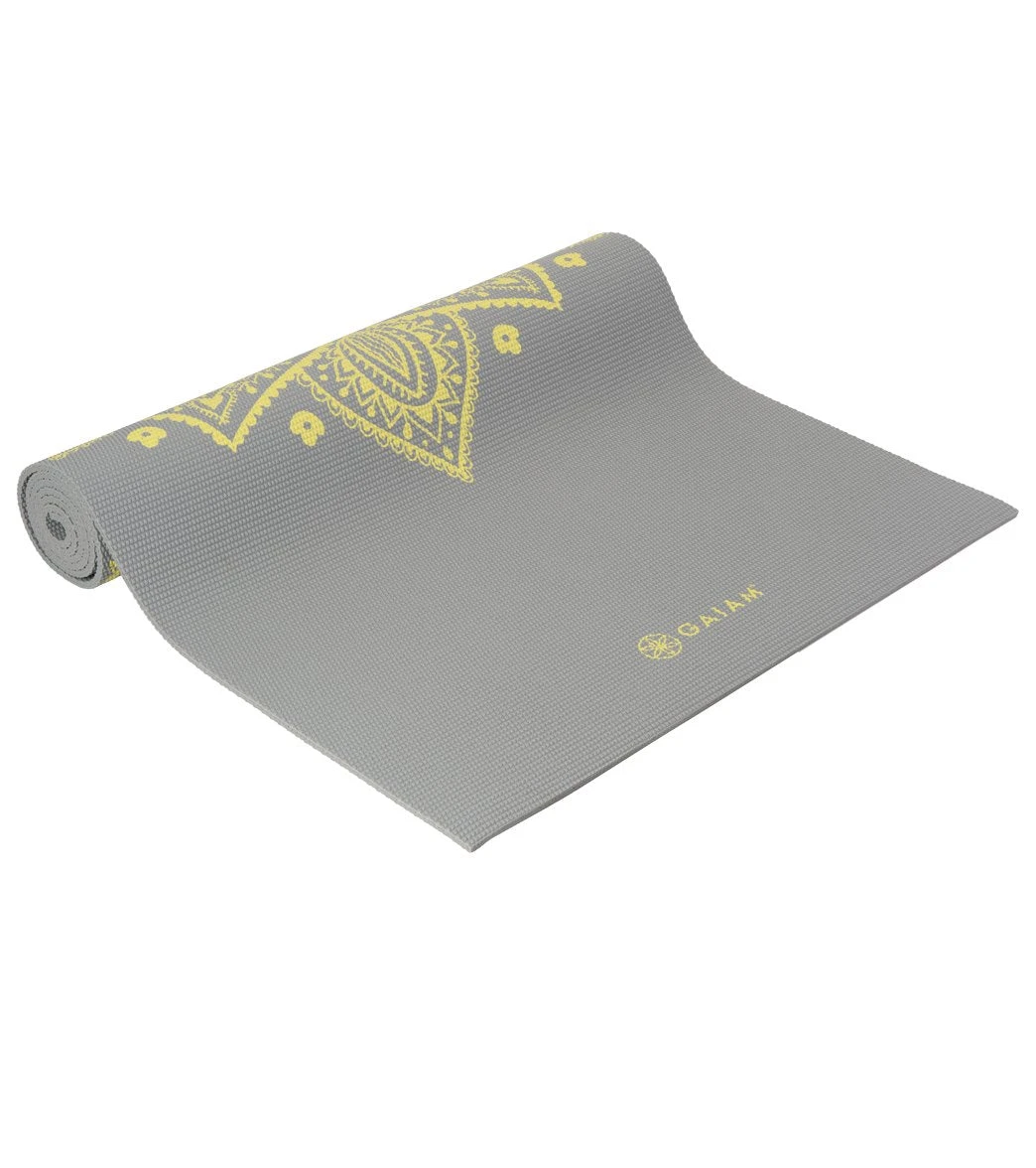 Gaiam Yoga Mat 68" 6mm Citron Sundial 3 Gaiam Yoga Mat 68" 6mm Citron Sundial